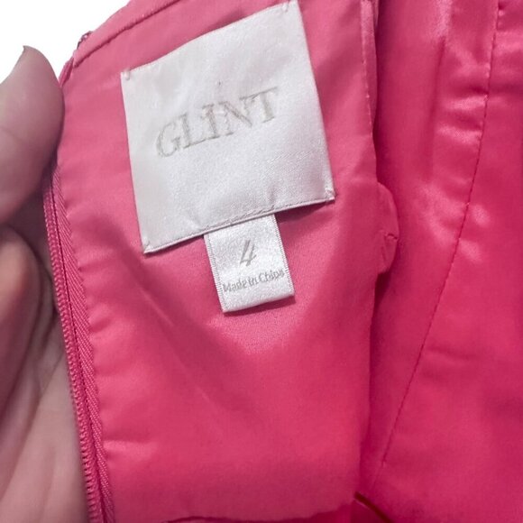 5 for $40 SALE! 
Glint Peachy Pink Spaghetti Strap Bandage Dress sz 4 - Picture 3 of 11